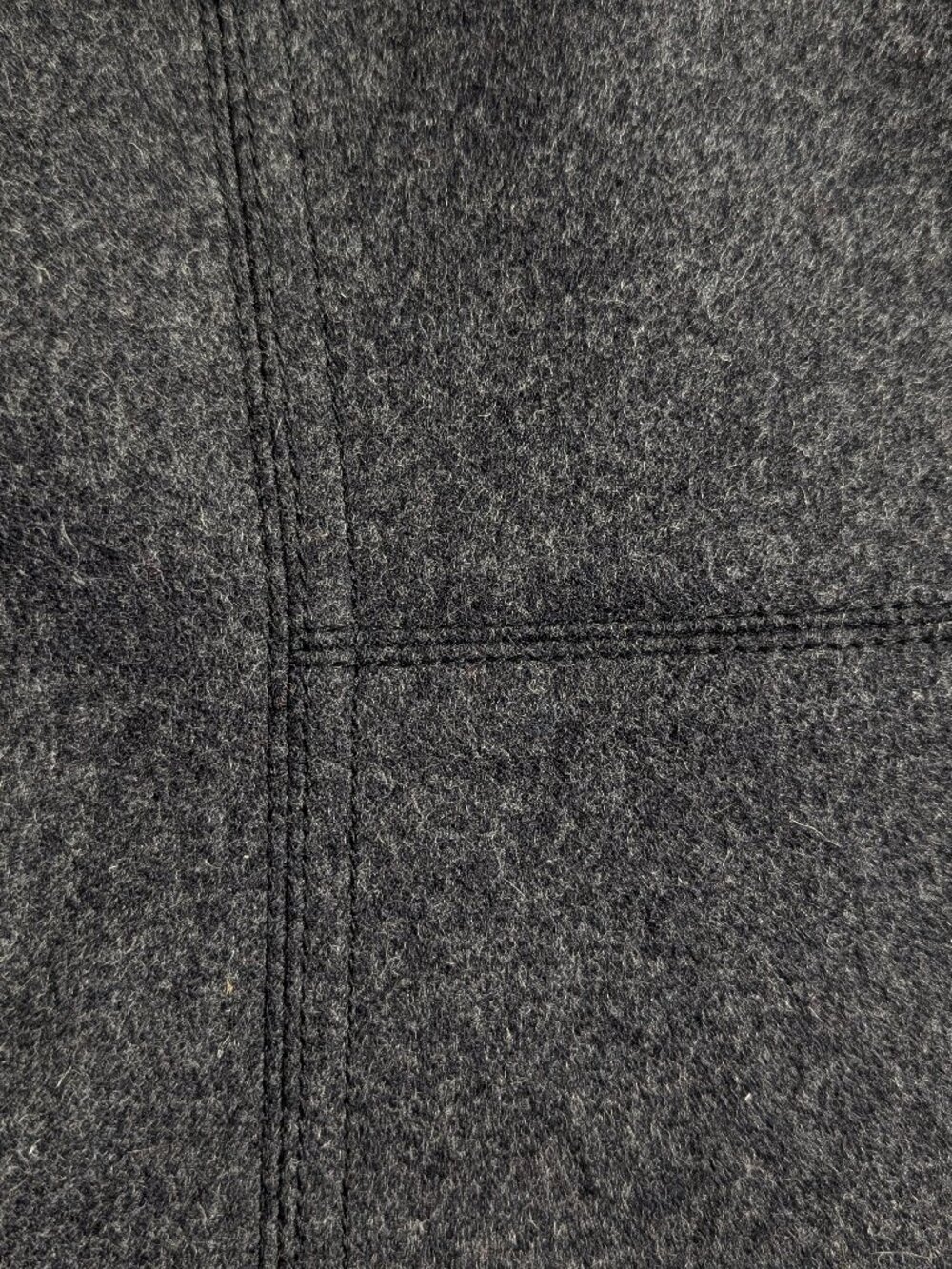 MARTIN + OSA Wool Biker/Moto Jacket Charcoal Grey Size 8 - Picture 12 of 13